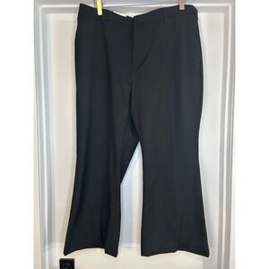 NEW Banana Republic Bootcut Sculpted Stretch Trouser Pants Black High Rise 18P